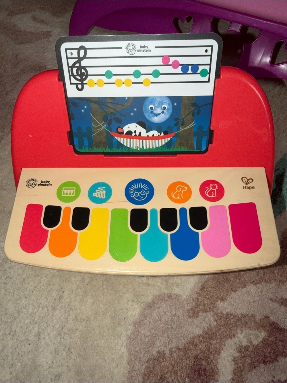 Baby Einstein Cal's First Melodies Magic Touch Wooden Piano